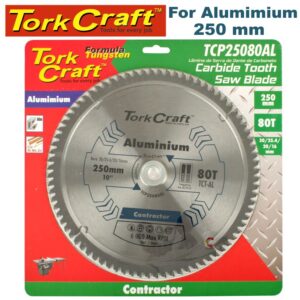 BLADE CONTRACTOR ALUM 250 X 80T TCG NEG 30MM CIRCULAR SAW TCT