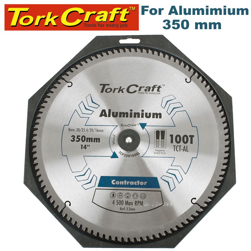 BLADE CONTRACTOR ALUM 350 X 100T TCG NEG CIRCULAR SAW TCT BLADE CONTRACTOR ALUM 350 X 100T TCG NEG CIRCULAR SAW TCT