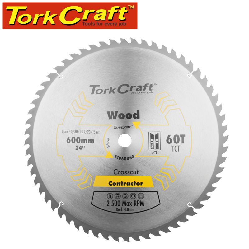 TCT SAW BLADE 600X60T 4MM KERF 40/30/1/20/16 TCT SAW BLADE 600X60T 4MM KERF 40/30/1/20/16