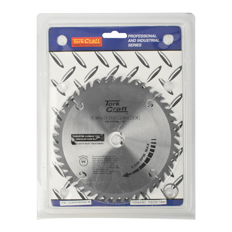 BLADE TCT 160 X 48T 20/16 TCG POSITIVE PROFESSIONAL INDUSTRIAL BLADE TCT 160 X 48T 20/16 TCG POSITIVE PROFESSIONAL INDUSTRIAL