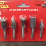 ROTARY FILE SET 5 PIECE