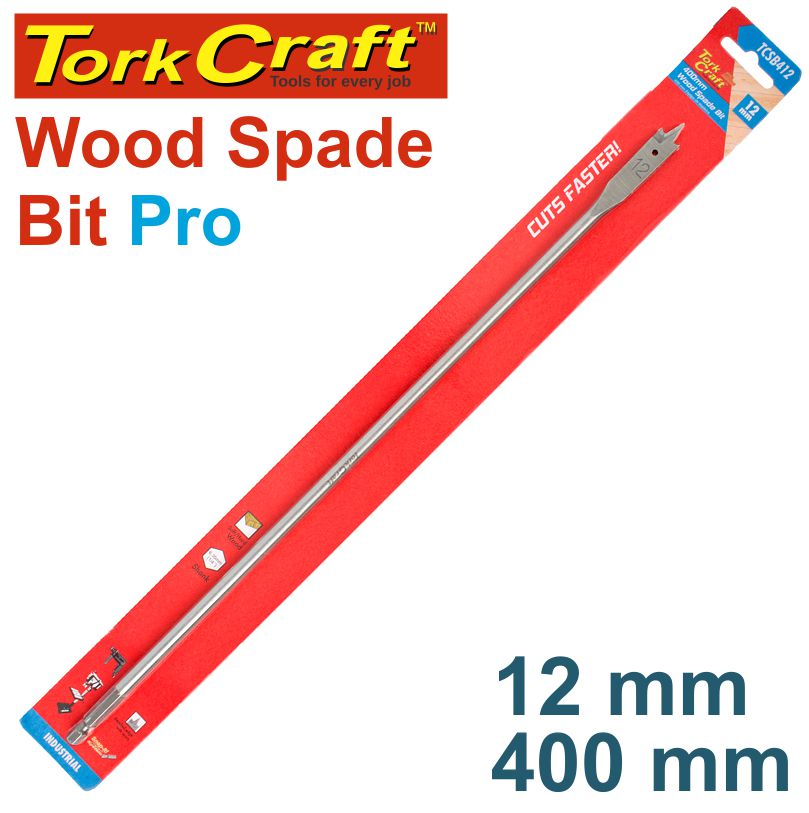 SPADE BIT PRO SERIES 12MM X 400MM SPADE BIT PRO SERIES 12MM X 400MM