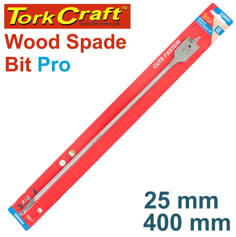 SPADE BIT PRO SERIES 25MM X 400MM SPADE BIT PRO SERIES 25MM X 400MM
