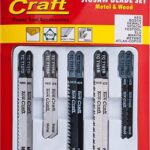 JIGSAW BLADE SET 10 PCE FOR METAL & WOOD T - SHANK