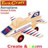 CREATE AND LEARN WOODEN AEROPLANE