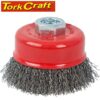 WIRE CUP BRUSH CRIMPED PLAIN 100MMXM14 BULK