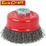 WIRE CUP BRUSH CRIMPED PLAIN 100MMXM14 BULK