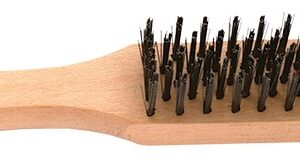 WIRE HAND SCRATCH BRUSH WOOD HANDLE