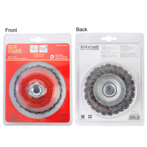 WIRE CUP BRUSH TWISTED 100MMXM14 BLISTER
