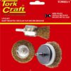 WIRE BRUSH SET 3PCE WITH 6MM SHAFT END/CIRC/CUP