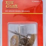 WIRE BRUSHES MINI 5PC BRASS 3.2mm SHAFT ASSORTED SHAPES