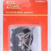 WIRE BRUSHES MINI 5PC NYLON 3.2mm SHAFT ASSORTED SHAPES