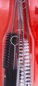 TUBE PIPE BRUSH SET NYLON 9PC