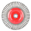 WIRE WHEEL BRUSH SINGLE SECTION TWISTED STINGER 175MMXM14 BLISTER