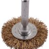 WIRE WHEEL BRUSH 38MM X 6MM SHAFT BLISTER