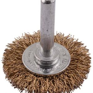 WIRE WHEEL BRUSH 38MM X 6MM SHAFT BLISTER