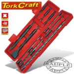 SDS PLUS DRILL & CHISEL SET 10PCE