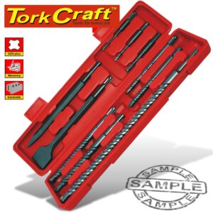 SDS PLUS DRILL & CHISEL SET 10PCE
