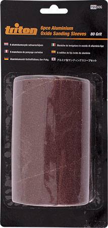 6PC SANDING SLEEVES 80GRIT FOR SPINDLE SANDER 6PC SANDING SLEEVES 80GRIT FOR SPINDLE SANDER