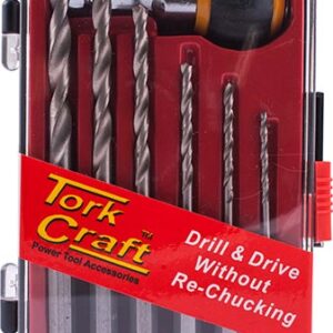 HEX SHANK DRILL SET 7PCE WITH QUICK CHANGE ADAPTOR SET 7PCE